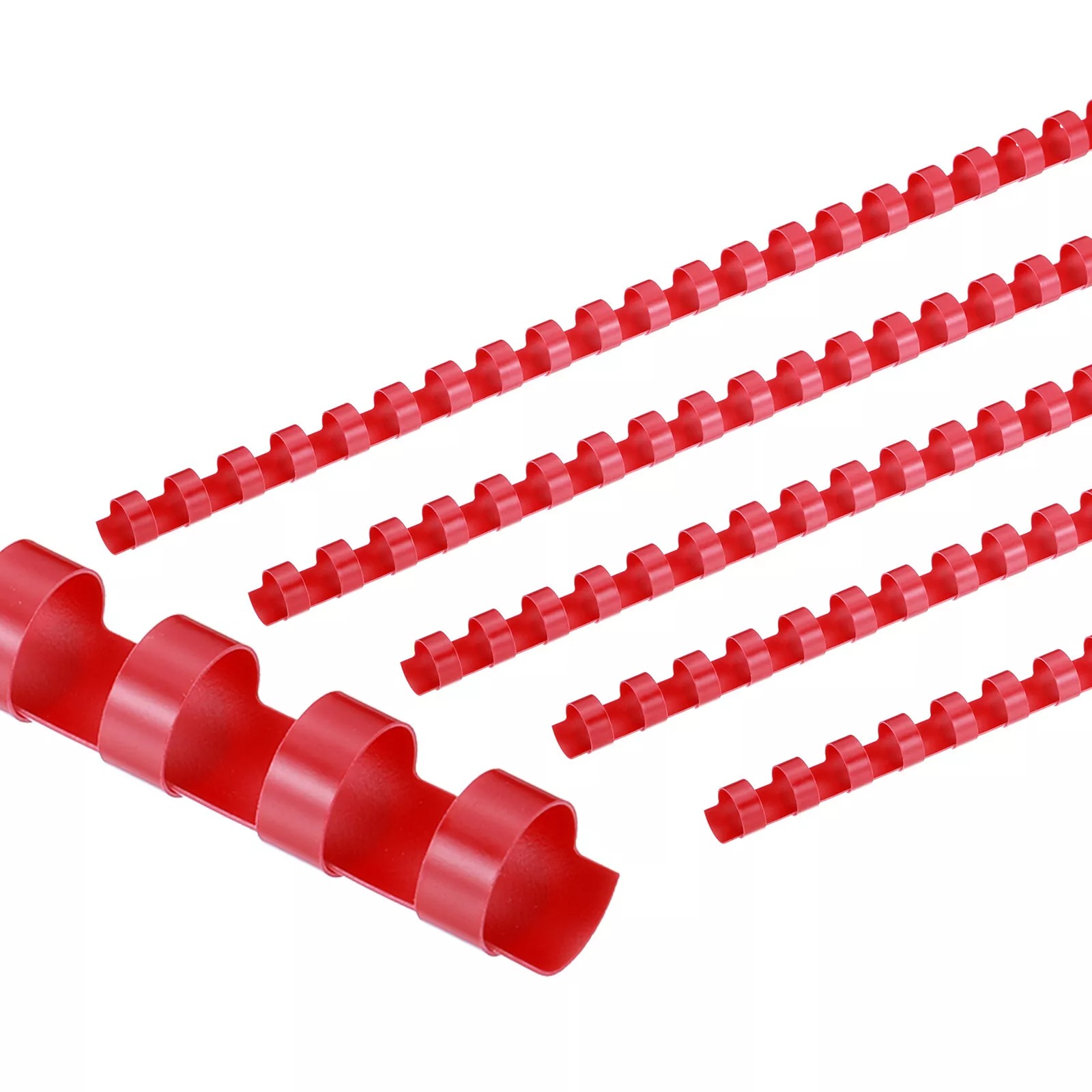 Пластикова пружина А4 10мм, червоні уп.100шт BINDITEK (000010793)